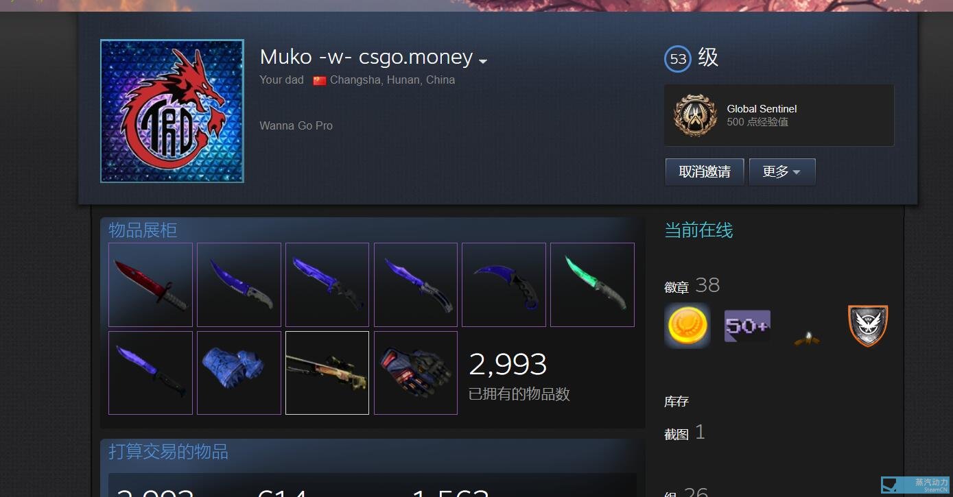 有人想用csgo的刀换我csgo黑色魅影