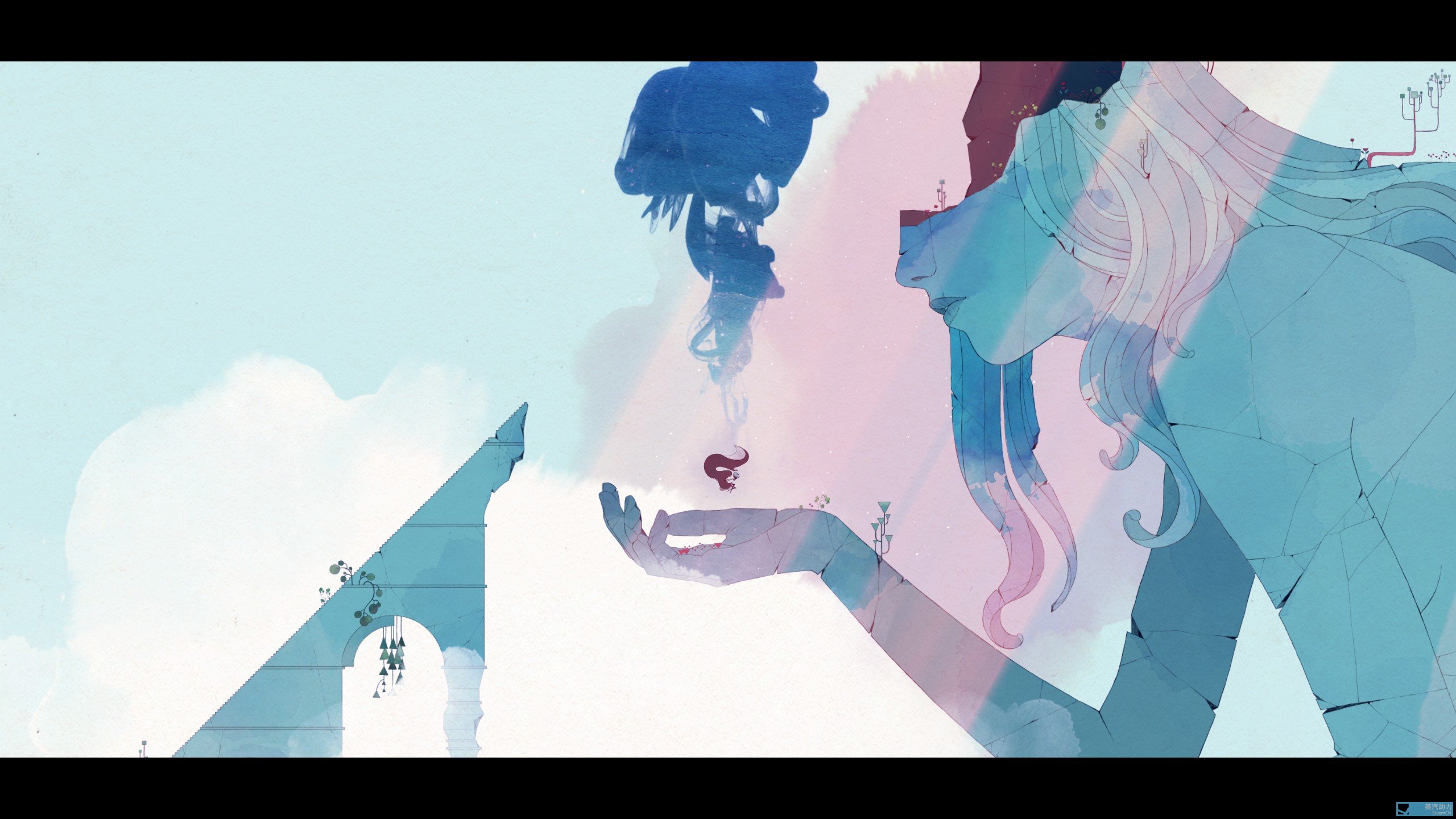 美轮美奂的水彩世界——《gris》