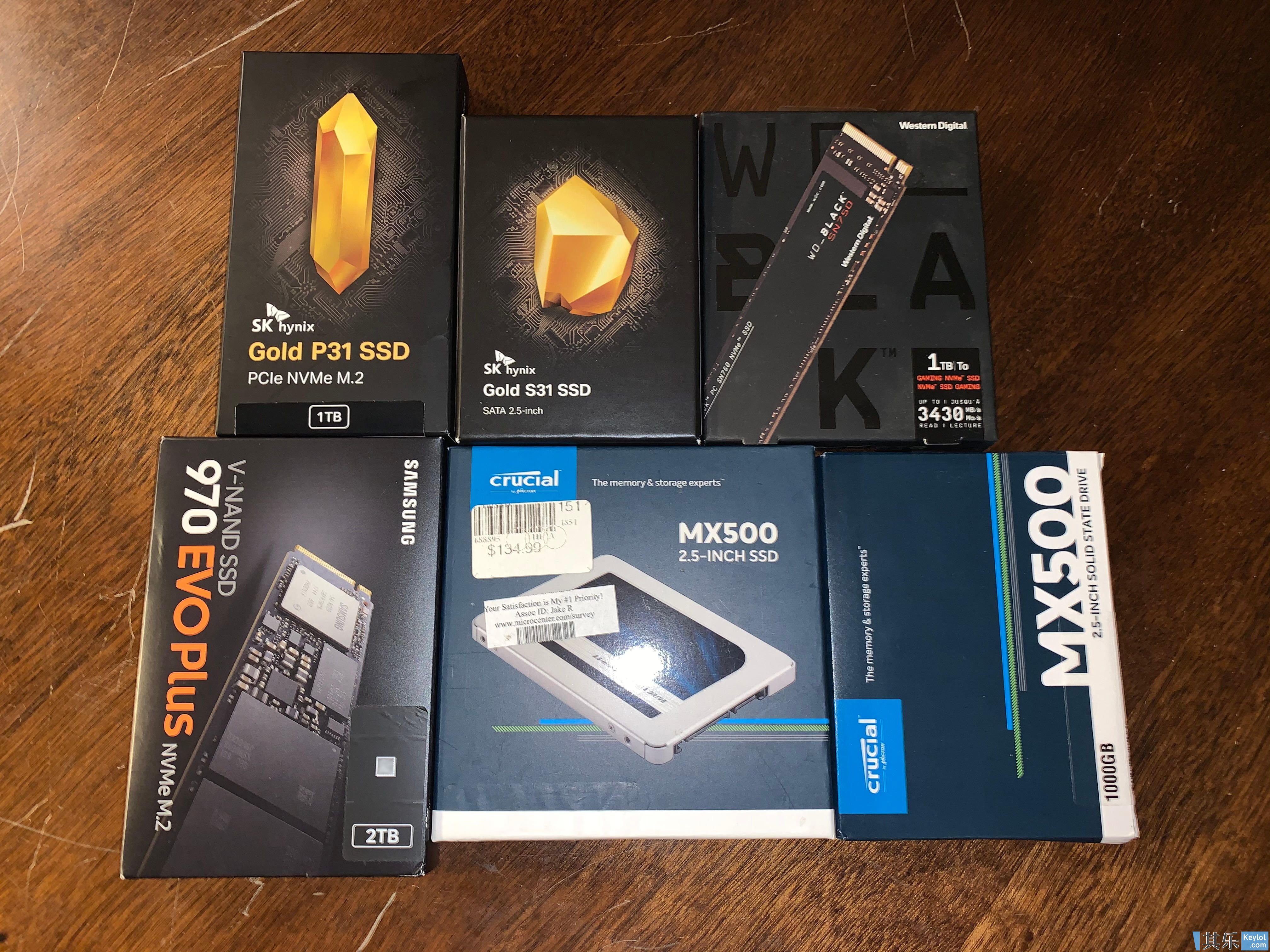 【ssd】海力士 sk hynix gold p31 s31 固态硬盘