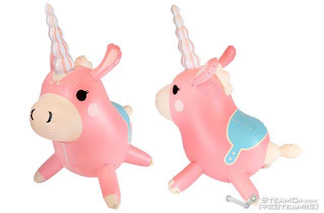 粉红充气独角兽只要30刀哟还带实物