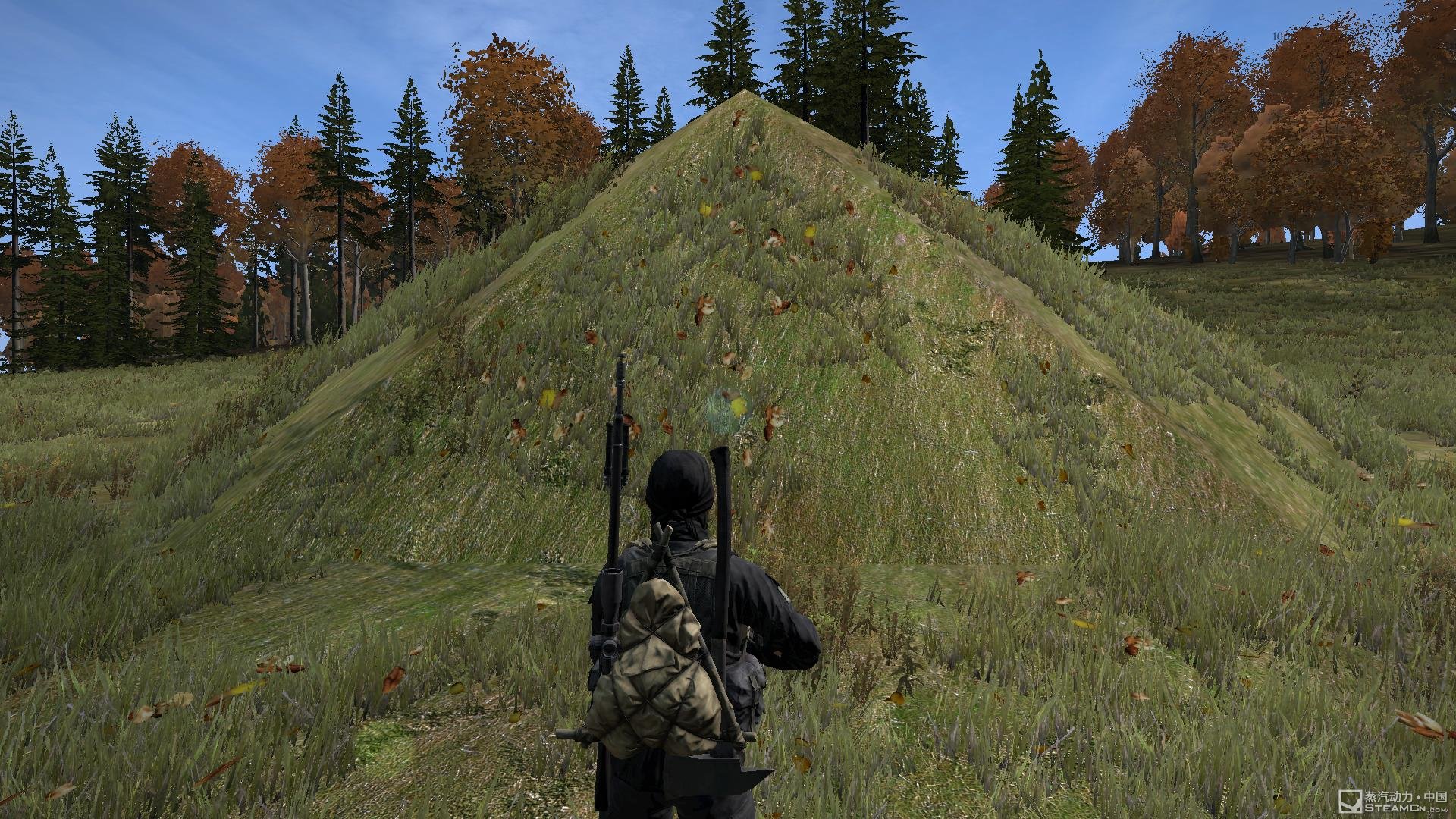 【dayz】地圖開發人員的一個玩笑.紀念地圖上曾經存在的金字塔bug.