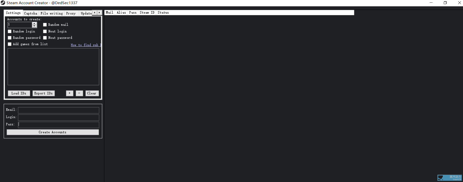 软件暂停更新 分享一个便捷高效的steam账户生成器 平台工具 其乐keylol 驱动正版游戏的引擎
