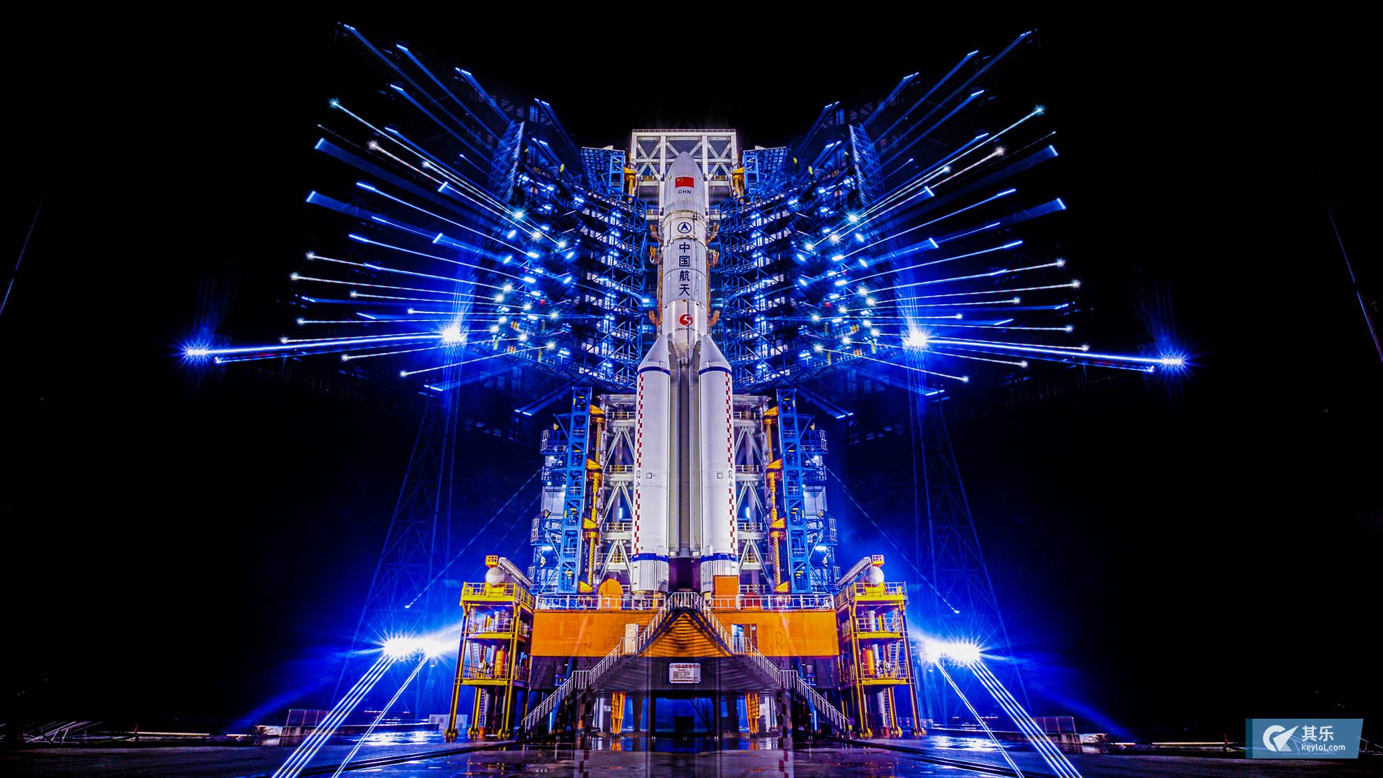 长征五号遥三火箭于今日20时45分发射成功(火星一个小时)