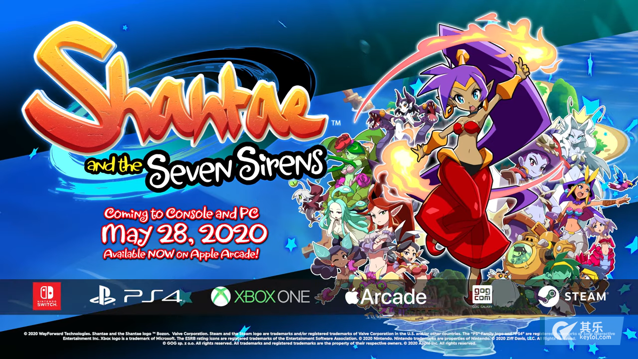 【20-03-27】横版动作游戏《香缇与七魔女 》 预定5月28日 在steam上
