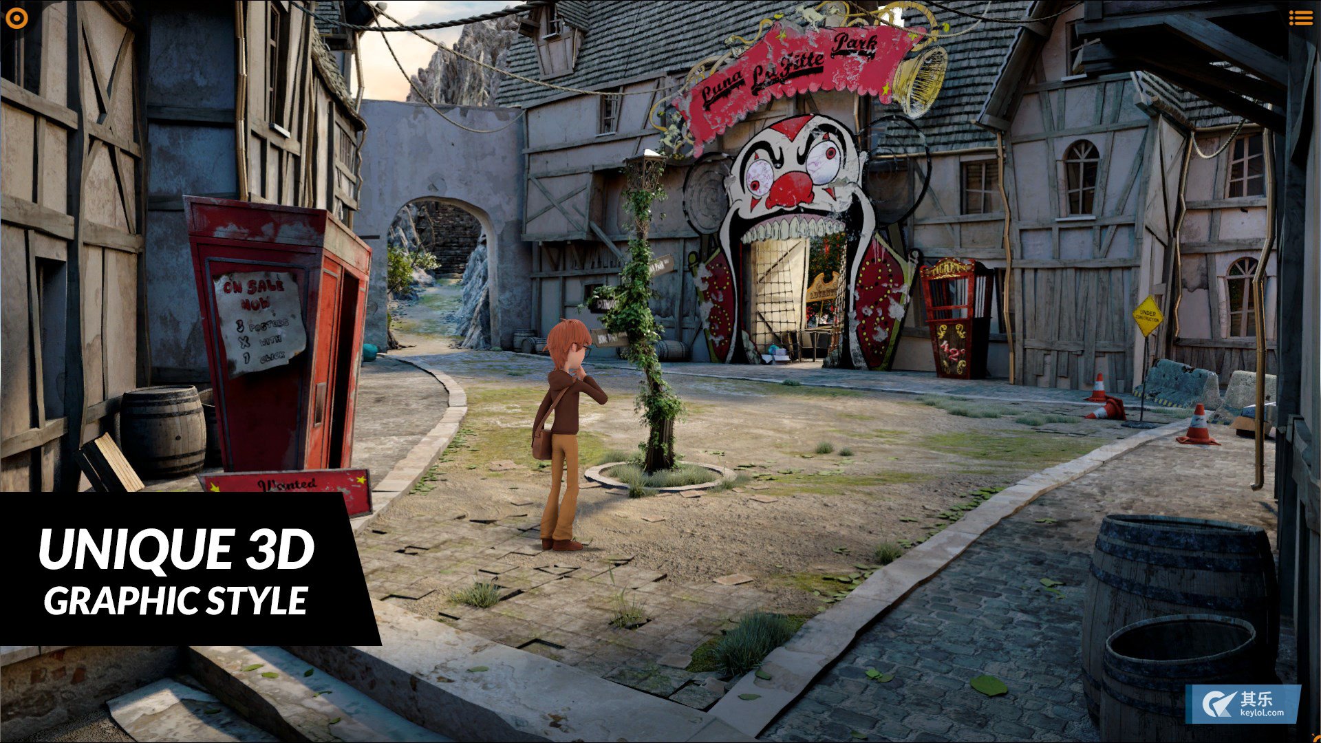 3d卡通冒险解谜游戏《willy morgan and the curse of bone town》将