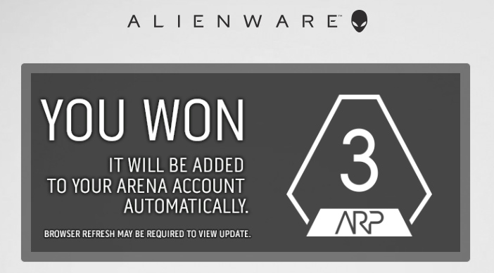 【美区 非美区】alienwarearena 每日任务 - 20200807