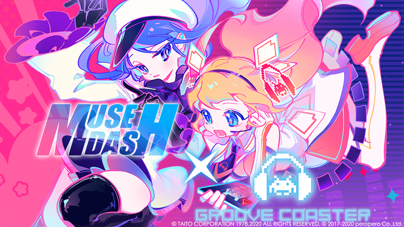 《muse dash / 喵斯快跑》联动《groove coaster / 节奏过山车》推出