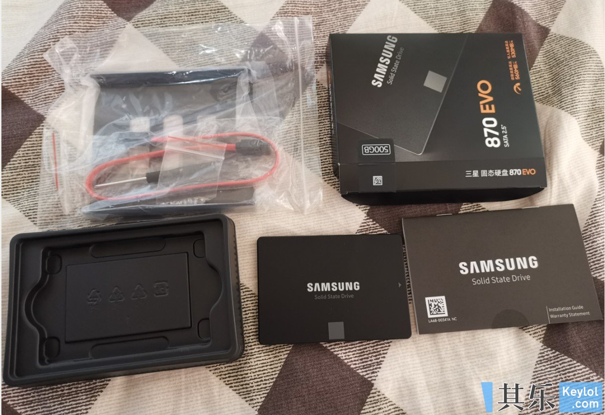 天猫买的三星870evo到了