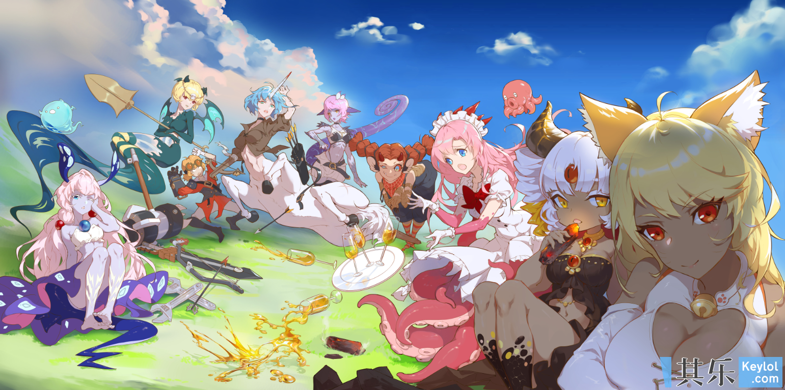 二次元魔物娘 动作游戏《异界之上》4月12日即将发布,全新神秘魔物娘