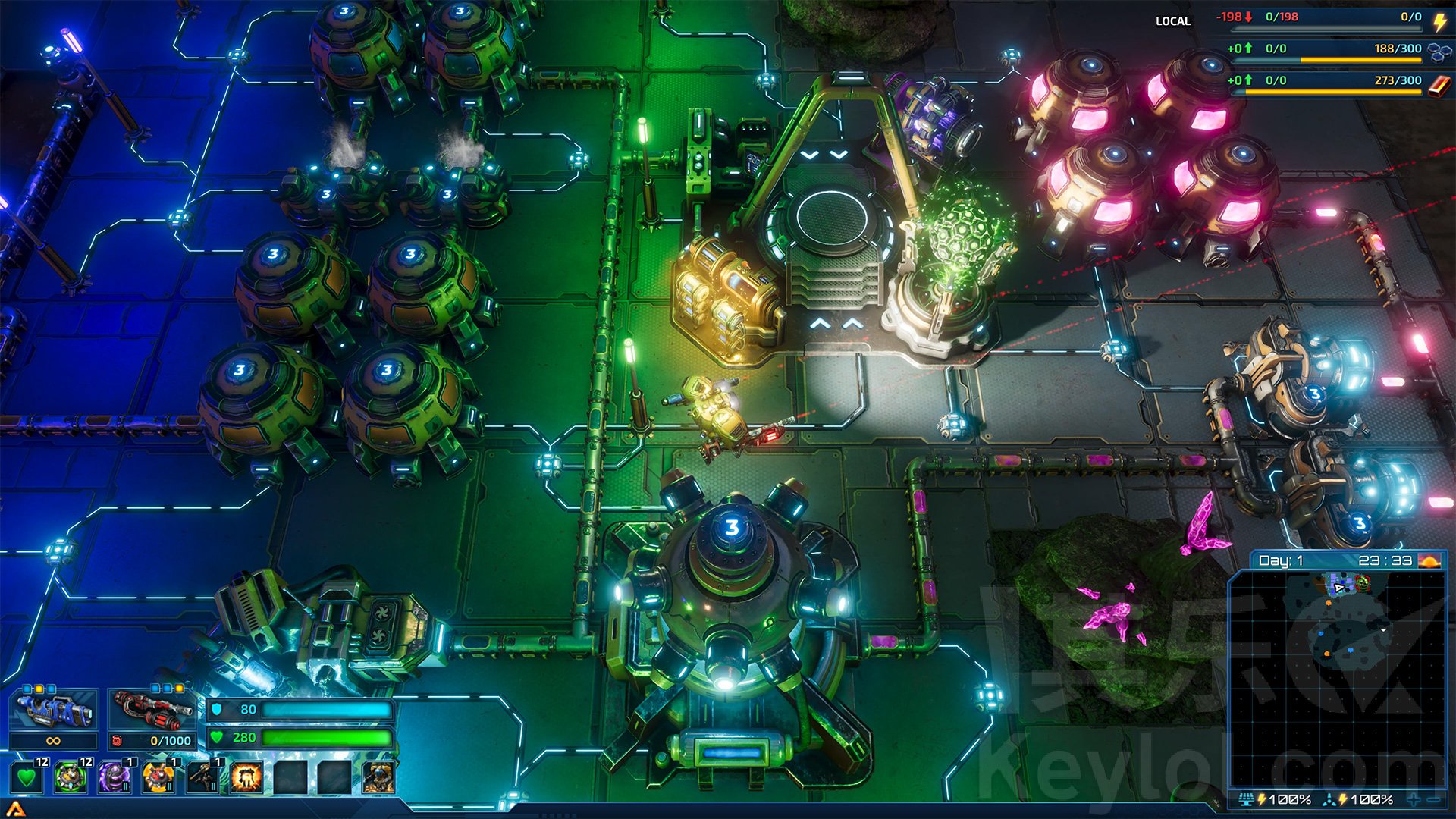 肉key弹幕射击科幻塔防银河破裂者终于要发售啦